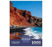 Grecia 1000 Piezas Rompecabezas De Cartón, Santorini Grecia Rompecabezas Adultos, Rompecabezas Educativo, Rompecabezas Familiar, Regalo para Amantes De Los Rompecabezas 70x50cm/1