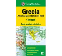 Grecia. Albania. Macedonia 1:800.000