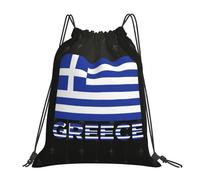 Grecia Griego Mujer Hombre Bolsa De Gimnasio Casual Bolsa De Deporte Ajustable Mochilas Deportiva Para Viaje Yoga Acampada