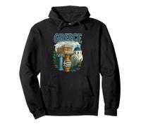 Grecia Partenón Santorini Olive Heritage Art Sudadera con Capucha