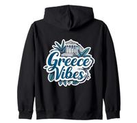 Grecia Vibes Souvenir Partenón Acrópolis Hellas Souvenir Sudadera con Capucha