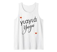 Grecia Yaya Abuela Griega Camiseta sin Mangas
