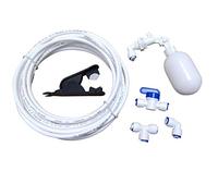 GREDIA Tubo de 5 metros de 1/4 pulgadas + accesorios de tubo de conexión rápida de 1/4 "sistema RO (válvula de bola + tipo L + T) + válvula de bola de flotador agua + cortador de manguera de tubo PVC