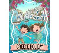 Greece Holiday: Coloring book for kids