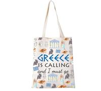 Greece is Calling and I Must Go Greece - Bolsa de maquillaje para viaje familiar, regalo de viaje griego, bolsa de cosméticos, bolsa de viaje Grecia, Greece is Calling Tote Bag 1uk, S, moda