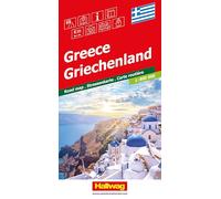 Greece Road Map: Inkl. Transitpläne, Ortsverzeichnis und Reiseinformationen