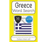 Greece Word Search Book: Words Search With Easy To Read Print about Greece, Travel, Culture and More | 6x9 inches, 100 pages | 50 puzzles. Ideal for ... The World in 80 Countries Word Search Books)