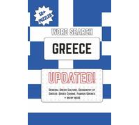 Greece Word Search Puzzle Book: Word Searches with Easy to Read Print about Greek Culture, Geography of Greece, Famous Greek People and More | 6x9 ... Puzzles … Fun for Vacations, Home and Family