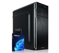 GREED® Intel Core 12th Generation Multimedia PC - Ordenador de sobremesa para la Oficina y el hogar - PC rápido con 4.0GHZ - 16GB RAM - 240GB SSD + 1TB - DVD+RW - USB3.0 - WLAN - Incl. Windows 11 Pro