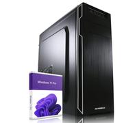 GREED® Intel Core 12th Generation Multimedia PC - Ordenador de sobremesa para la Oficina y el hogar - PC rápido con 4.0GHZ - 16GB RAM - 240GB SSD + 1TB - DVD+RW - USB3.0 - WLAN - Incl. Windows 11 Pro