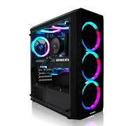 GREED®Mk2 Power - 4K High End Gaming PC Raytracing - AMD Ryzen 7 5700X + Nvidia Geforce RTX 4060 Ti 16GB - 4,6 GHz Ultra-rápido RGB + Ordenador de sobremesa - 32 GB DDR4 RAM - 1TB SSD - WLAN + W11 Pro