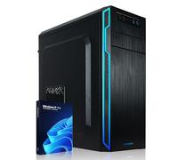 Greed® Multimedia V2 PC con Intel Core i7 10700 - Ordenador de sobremesa + Home Office PC con 4,8 GHz, 16 GB RAM - 512 GB SSD - DVD+RW - USB3.1 - Wi-Fi, con Windows 11 Pro