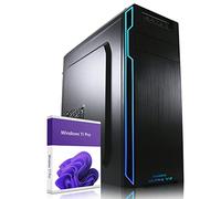 Greed® PC Ultra V2 Intel Core i7 13700F - Ordenador de sobremesa + Home Office a 5,2 GHz - 32 GB RAM/Memoria - 1 TB SSD + 1 TB HDD - DVD+RW - USB3.1 - Wi-Fi, con Win11 Pro
