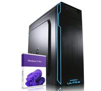 Greed® Ultra PC con Intel Core 12th Gen - Ordenador rápido + Ordenador para la Oficina y el hogar con 4.4 GHz, 32GB RAM/Memoria - 1TB SSD + 1TB HDD - DVD+RW - USB3.0 - WLAN, Incl. Windows 11 Pro