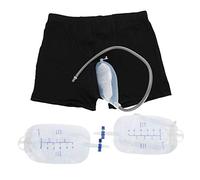 Greeflu Bolsa de Orina, Recolector de Orina, 500ml Pantalón Portátil para Bolsa de Orina Pantalón Portátil para Incontinencia para Hombres Sistema de Urinario con Bolsa Recolectora Soporte