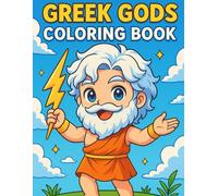 GREEK GODS coloring book: MANGA STYLE x AGES 3-9 (MANGA GODS & LEGENDS SERIES)
