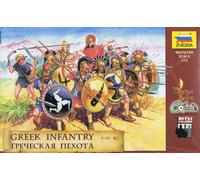 Greek Infantry Figura Plástico Kit 1:72 Modelo Zvezda