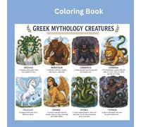 Greek Mythology Animals Coloring Book: Legendary Creatures of Ancient Greece