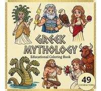 Greek Mythology: Educational Coloring Book
