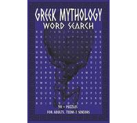 Greek Mythology Word Search Puzzle Book: Word Searches with Easy to Read Print about Greek Gods, Heroes, Legends and More [6x9 inches, 110 pages] 50+ ... … Gift for Vacation, Holidays and Free times