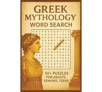 GREEK MYTHOLOGY Word Search Puzzle Book: Word Searches with Easy to Read Print about Greek Mythology, Gods, Heroes, and More | 6x9 inches, 110 pages | ... for Vacations, Holidays and Leisure times