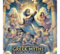 Greek Myths - Divine Tales to Color: Mythical Gods, Heroes, and Monsters to color for Adults and Teens