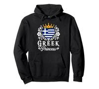 Greek Princess Greece Flag Proud Gr irl Sudadera con Capucha