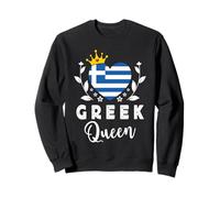 Greek Queen Greece Flag Proud Greek Woman Sudadera