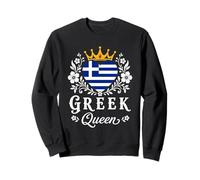 Greek Queen Greece Flag Proud Greek Woman Sudadera