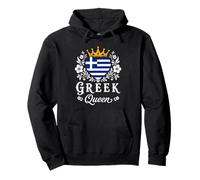 Greek Queen Greece Flag Proud Greek Woman Sudadera con Capucha