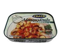 Greek Trata Pulpo almizclado enlatado del mar Egeo en vino, 100 g