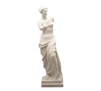 greekartshop Afrodita Venus De Milo - Estatua de mármol fundido de la diosa griega de 39,5 cm, color blanco