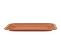 greemotion Maceta de montaña Jana en terracota - Floreros cuadrados de flores para sembradora - Planta posavasos cuadrados de plástico - Plantas platillo 49 x 49 cm