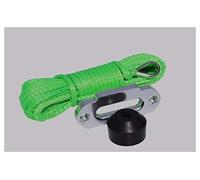 Green 6mm * 15m Cuerda de buCh de 15 m Añadir Hawse Fairlead y Winch Hook Stop, Cable de cabrestante ATV, cuerda sintética