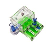 Green Acrylic Flat Panel Ant Farm - Ant Castle Nest with Hydrating Pool & Activity Area, Habitat for Live Ants Caja para Hormigas