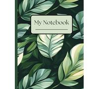 Green Aesthetic Notebook 8.5x11 | College Ruled | 200 Sheets for School, College & Office Use| Back To School Supplies| Lined notebook: Aesthetic ... Journal| Back To School| Lined notebook