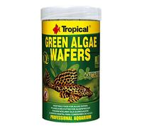 Green Algae WAFERS 250ml / 113g - Alimento con espirulina, Algas en Hojas de catappa para Peces Que Toman alimento en el Fondo del Acuario