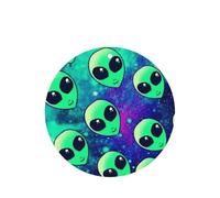 Green Aliens - Juego de tarjetas de ambientador redondas para coche, aroma a lavanda, 10/24 piezas