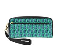 Green Aliens Print - Bolsa de maquillaje para mujer, bolsa de viaje para artículos de aseo personal, estuche de cosméticos para la escuela y la oficina