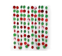 Green and Red Circle Dots Garland Kit for Xmas Party Hanging Decoration/Streamers/Flag/Banner/Christmas Tree Garlands