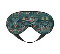 Green Animals Print - Antifaz unisex ultrasuave con bloqueo de luz para una comodidad óptima para dormir