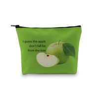 Green Apple - Bolsa de maquillaje de verano, álbum de música, regalo para fanáticos de la manzana podrida, Apple Don't Fall Far from the Tree 3uk, moda