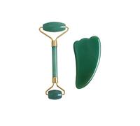 Green Aventurine Eye Mask Set Natural Jade Crystal Eye Relax Sleeping Mask Facial Roller Gua Sha Massage,type 05