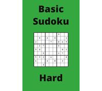 Green Basic Sudoku Book, 9x9 Puzzles, 100 Pages, 5x8, Hard