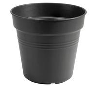 Green Basics Maceta para planta (Diámetro exterior máx.: 13 cm, Plástico, Negro)