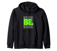 Green Be. Gráfico Verde Sudadera con Capucha
