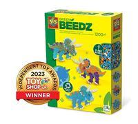 Green Beedz - Juego de cuentas planchar con forma de triceratops