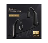 (Green) BL09 Bluetooth 5.0 Bone Conduction Headphones Wireless Hands-Free Sports Stereo Earphone with Microphone for Smartphone