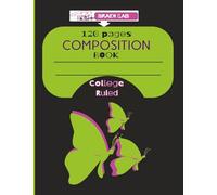 Green & Black Composition Book: College Ruled | Back to School Supplies | 120 Pages | 8.5 x 11 Notebook for Classes, Meetings & Daily Notes