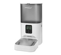 Green Blue GB393 Comedero Automático para Mascotas Capacidad 6 litros | Programable con hasta 8 Comidas por Día | Dispensador para Perros y Gatos Pantalla LCD con Pilas o USB